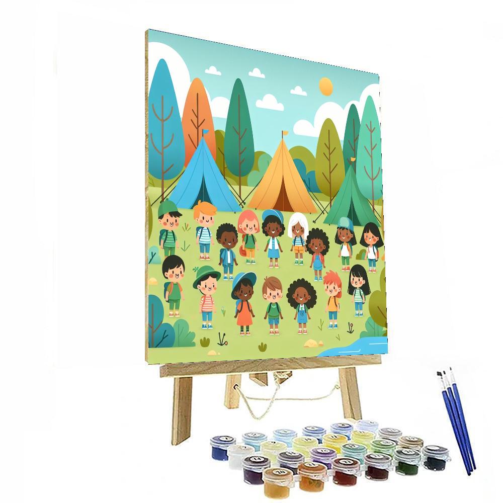 Wilderness Adventure Club Painting By Numbers Kit