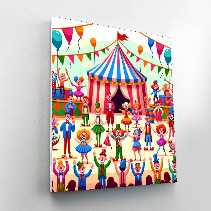 The Great Circus Extravaganza Painting By Numbers Kit
