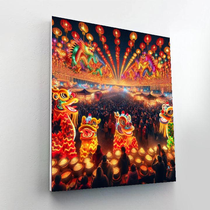 Yi Lantern Festival - China DIY Paint By Numbers