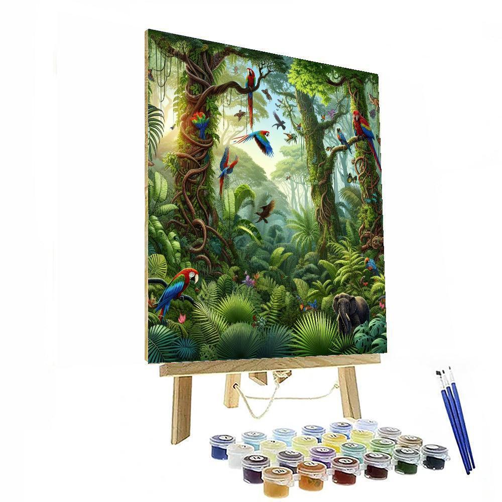 Jungle Exploration Adventure Paint By Color