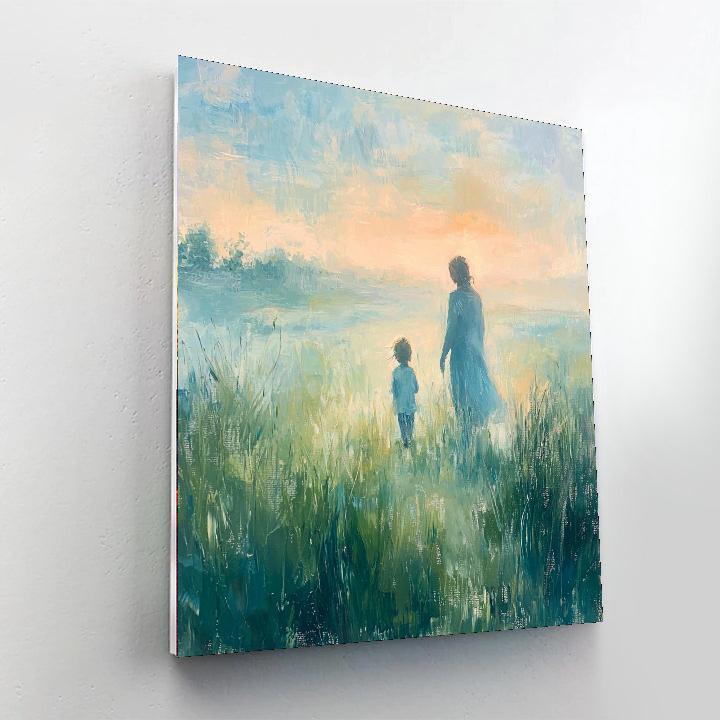 Gentle Morning Breeze Painting Number Kit