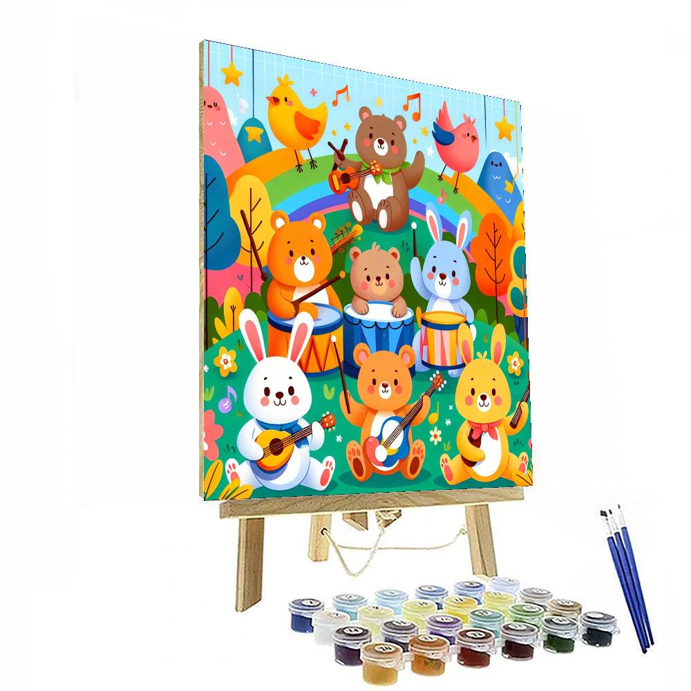 Animal Band Painting Number Kit