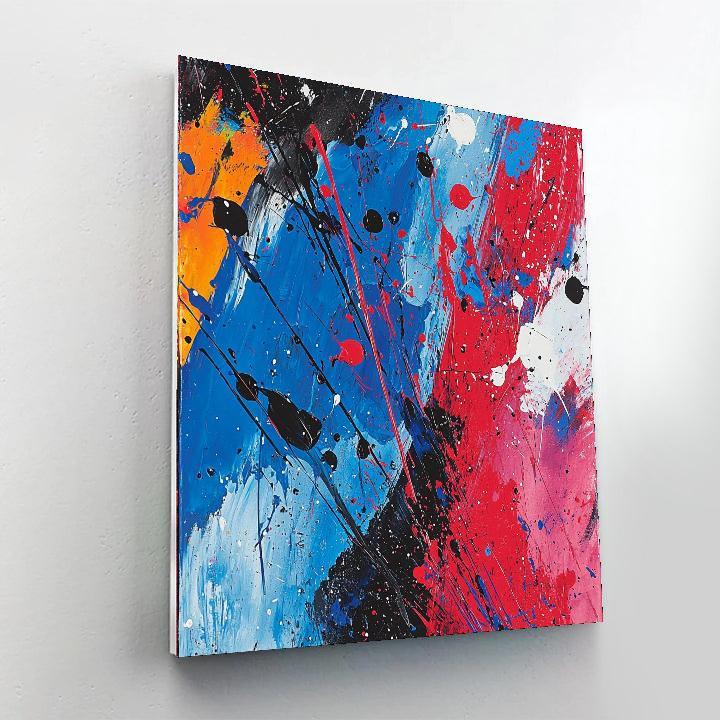 Jackson Pollock Inspired Abstract Motion  Paint By Numbers Kits