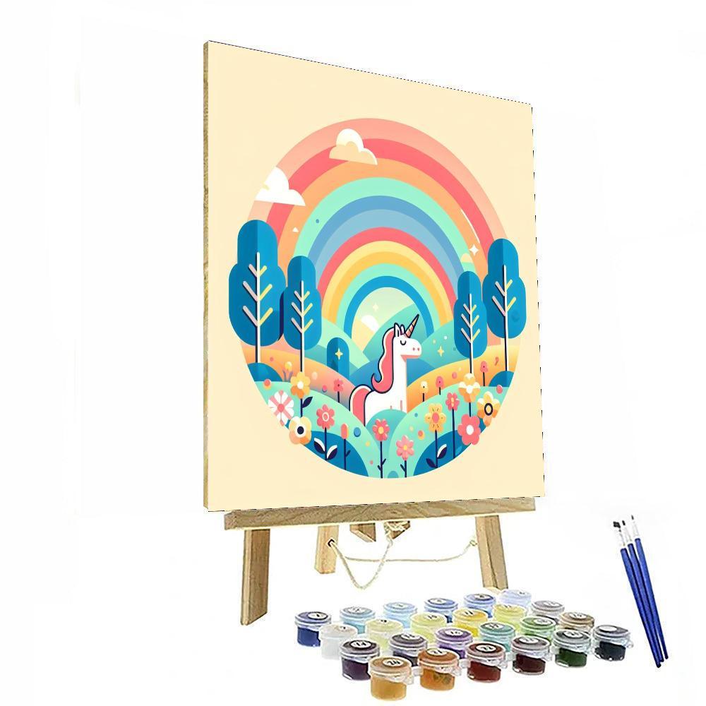 Magic Unicorn Valley Paint By Number