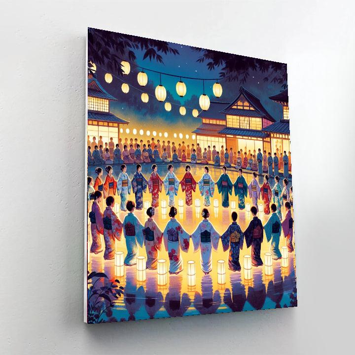 O-bon - Japan Painting Number Kit