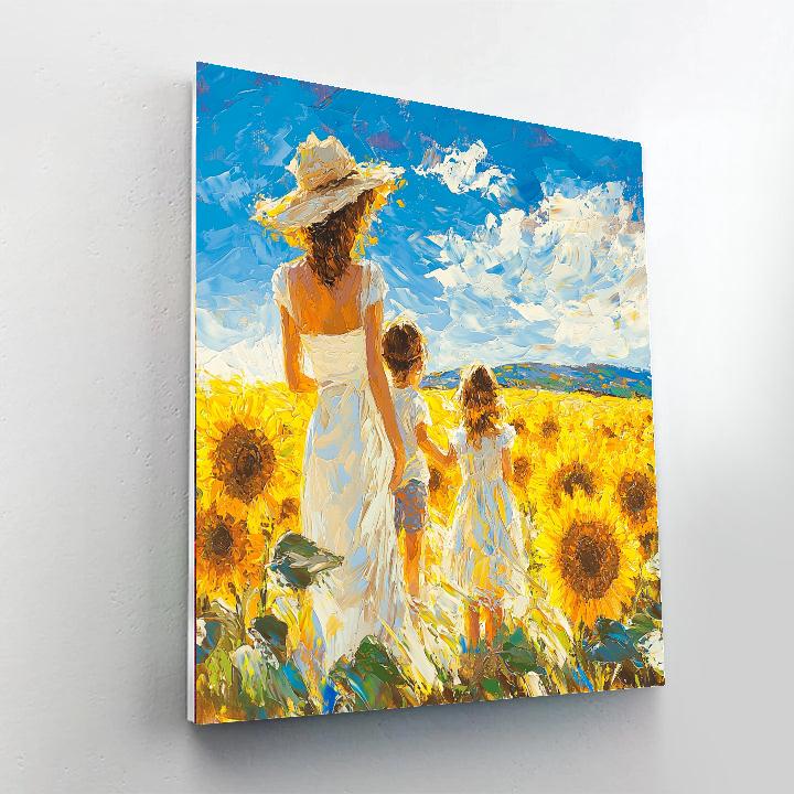 Fields Of Golden Joy Paint By Number