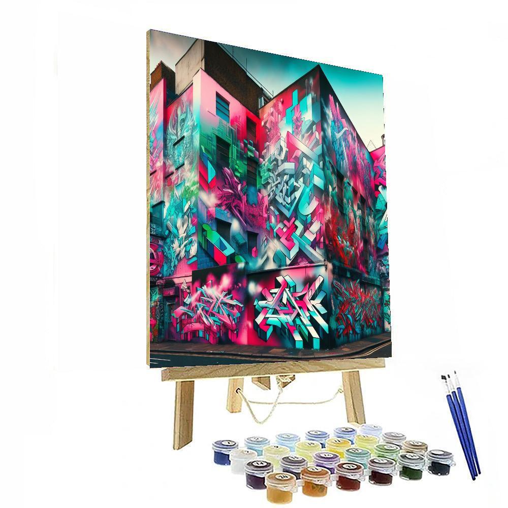 Colorful Urban Street Art Paint By Numbers