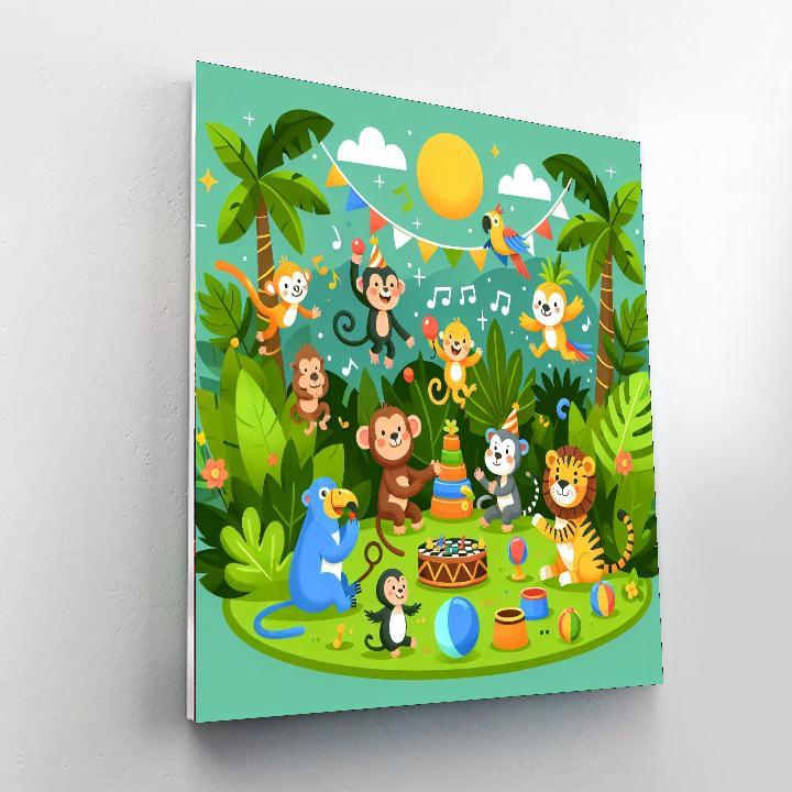 Joyful Jungle Party Paint By Number