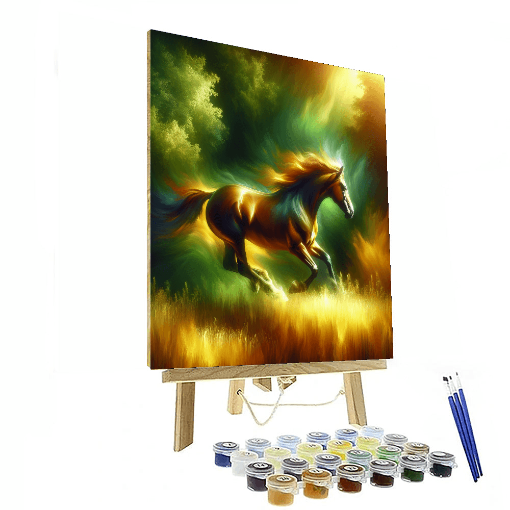 Majestic Horse Paint By Numbers