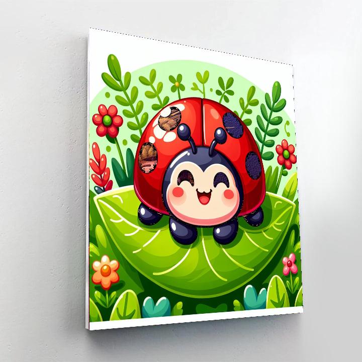 Lucky Ladybug Paint By Color