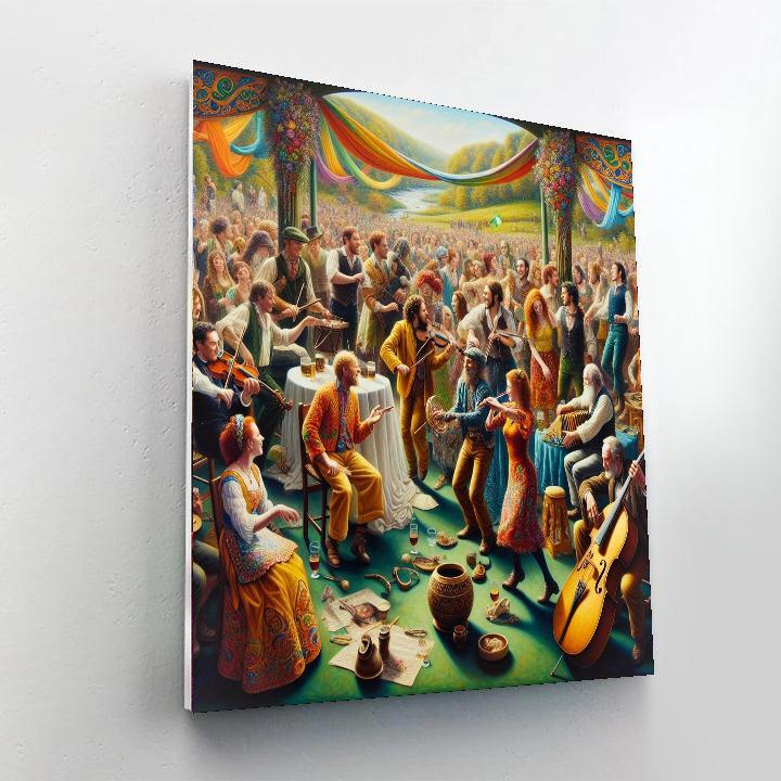 Celtic Festival - Ireland Paint By Numbers Art