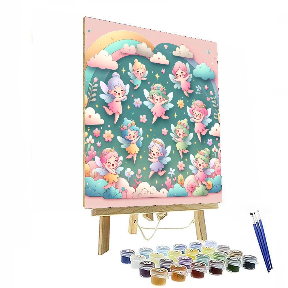 Pixie Pastel Playground Numbered Painting Kits