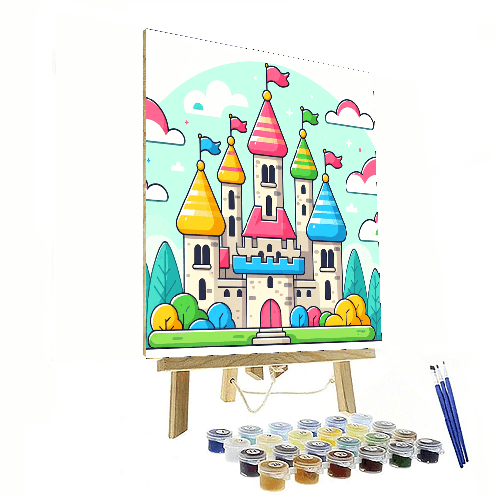 Royal Castles Paint By Numbers Kits