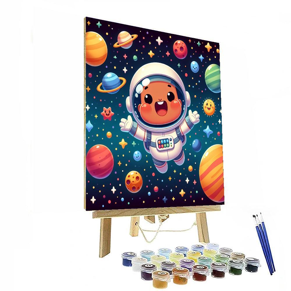 Starlit Cosmic Voyage Painting By Numbers Kit