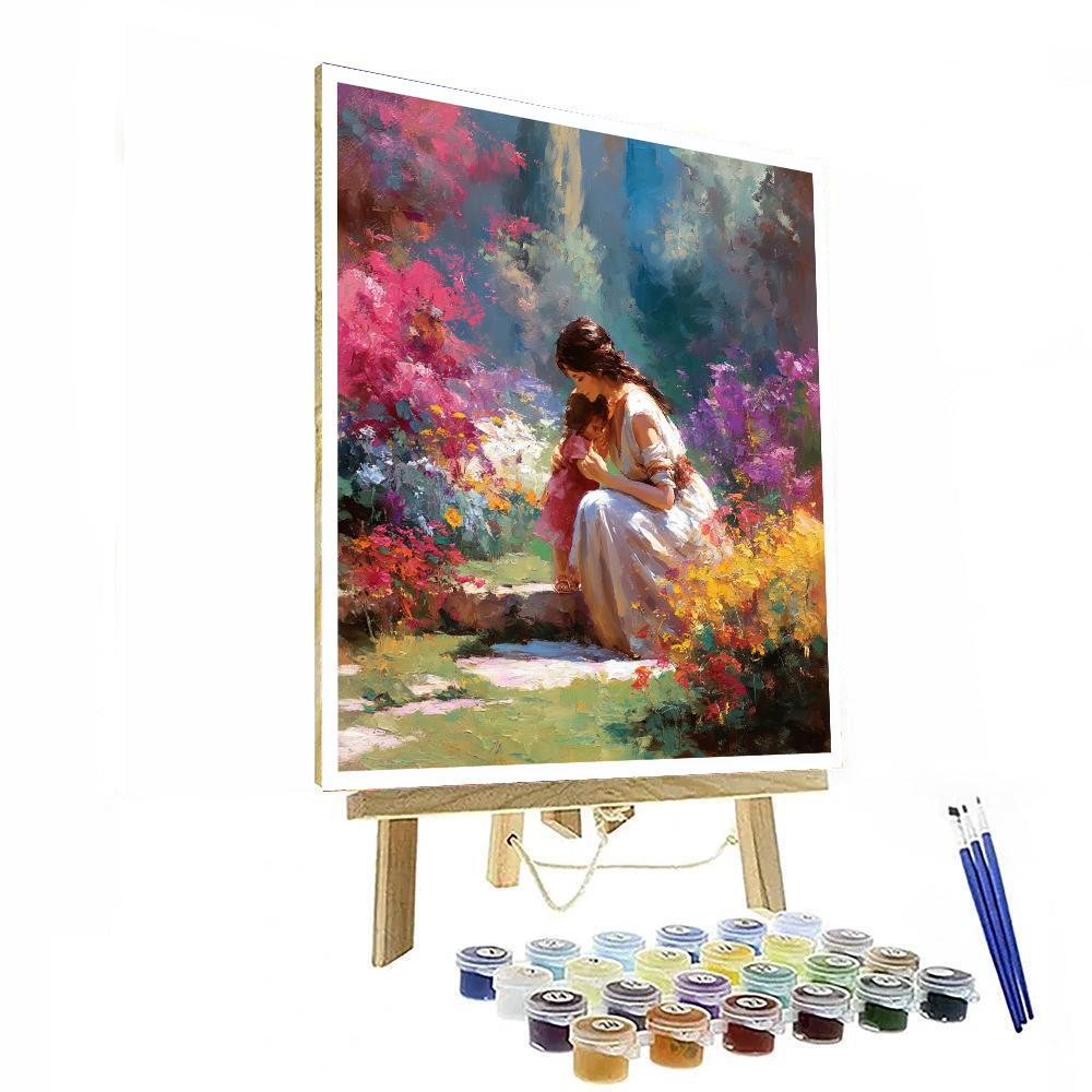 Hands Together In Harmony Painting Number Kit