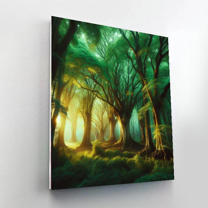 Ancient Forest Awakening Paint By Color
