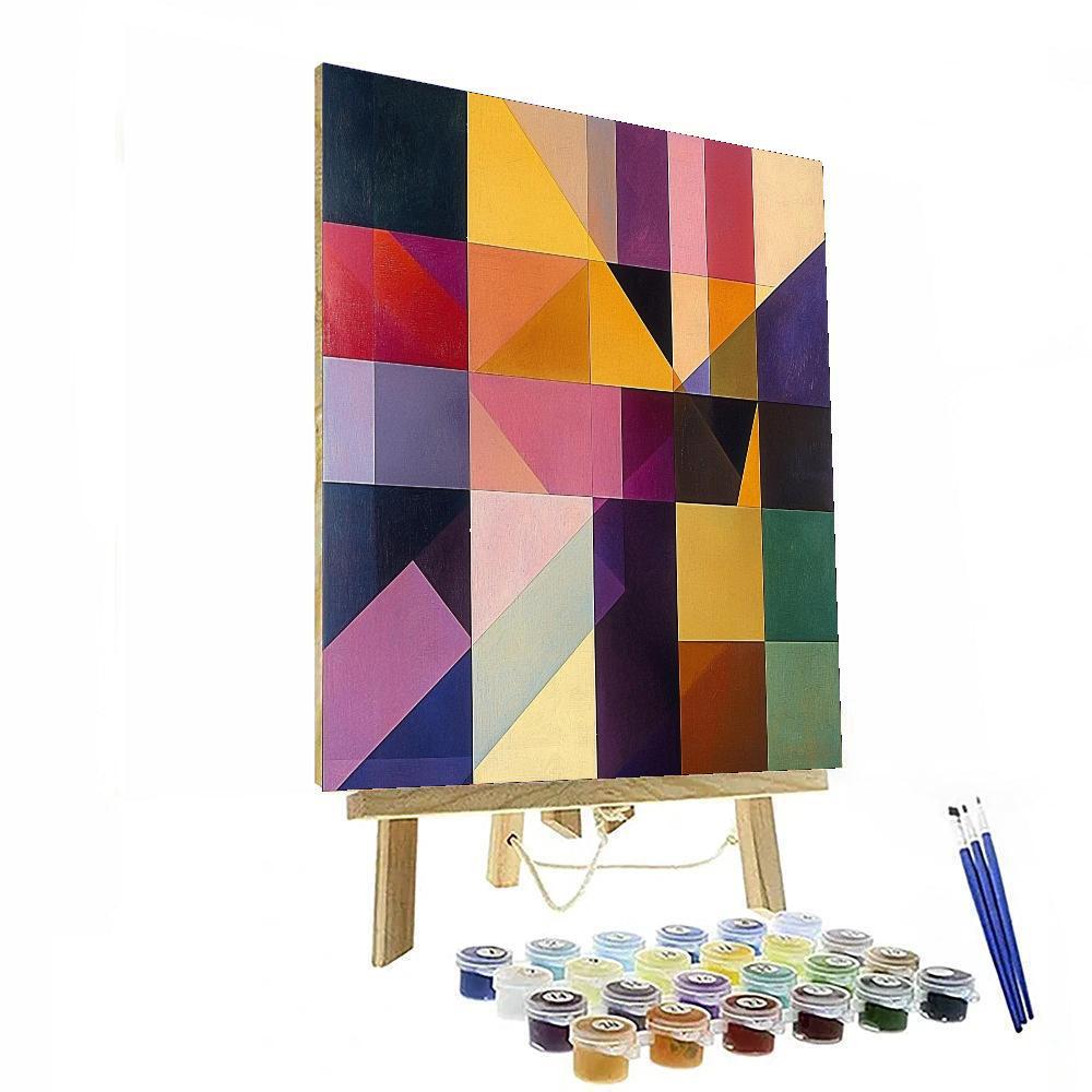 Kazimir Malevich Inspired Symphonic Forms  Paint By Color