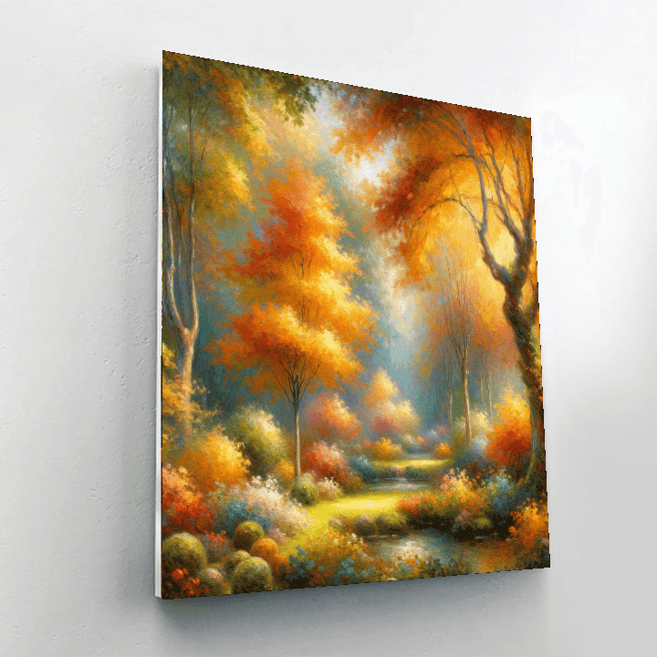 Autumn's Secret Garden Paint By Number