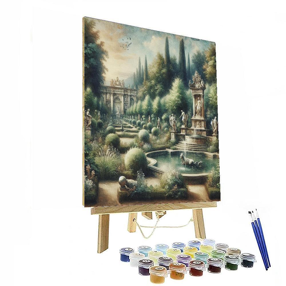 Renaissance Garden Majesty Numbered Painting Kits