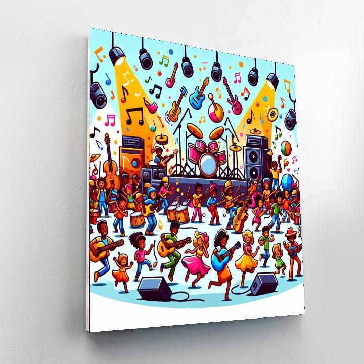 Creative Music Makers Paint By Color