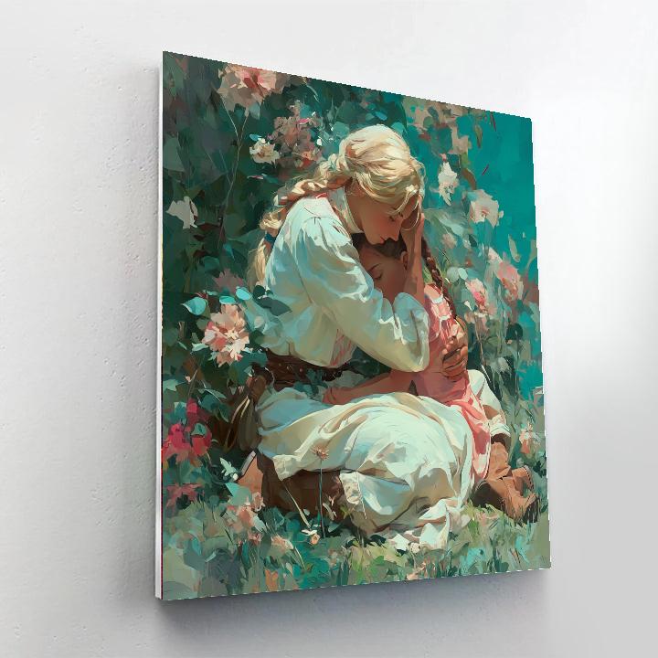 Embrace Of A Mother DIY Paint By Numbers