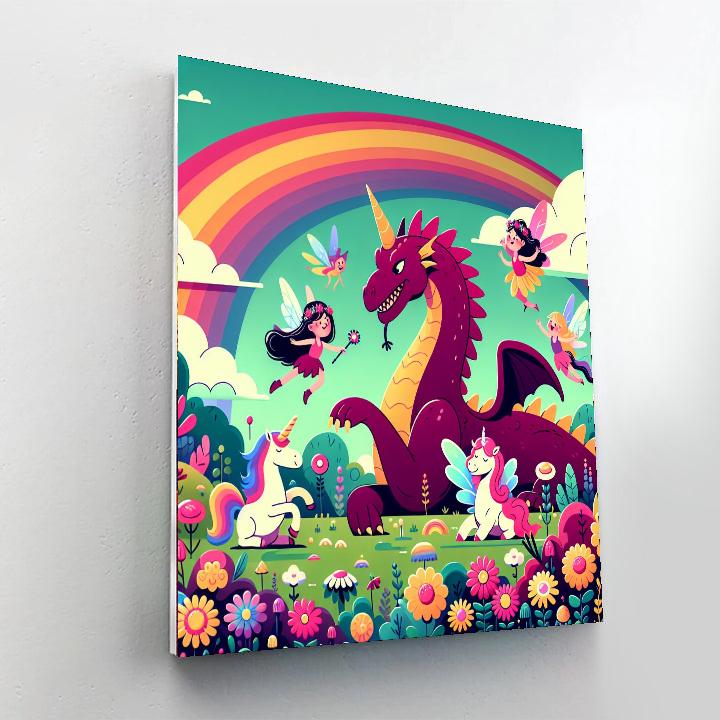 Adventures With Magical Creatures Numbered Painting Kits