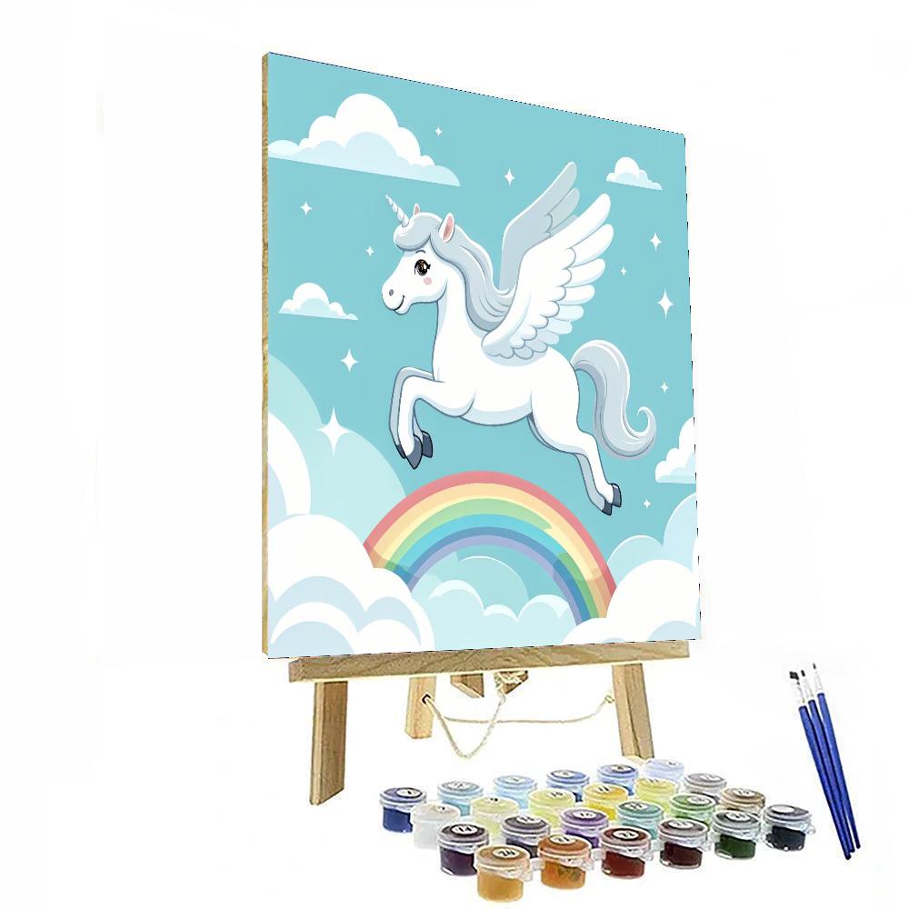 Majestic Pegasus Number Painting