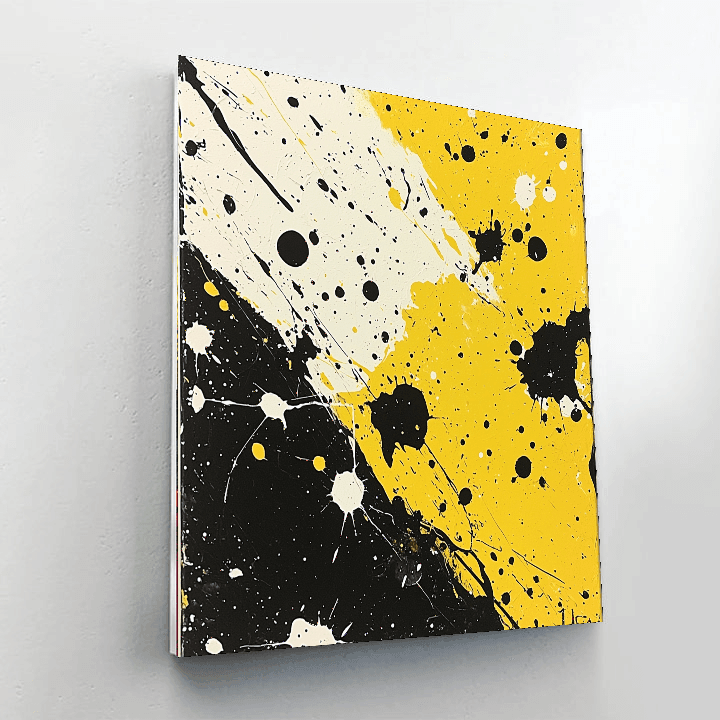 Jackson Pollock Inspired Pollock's Energetic Whirl  Painting By Numbers Kit