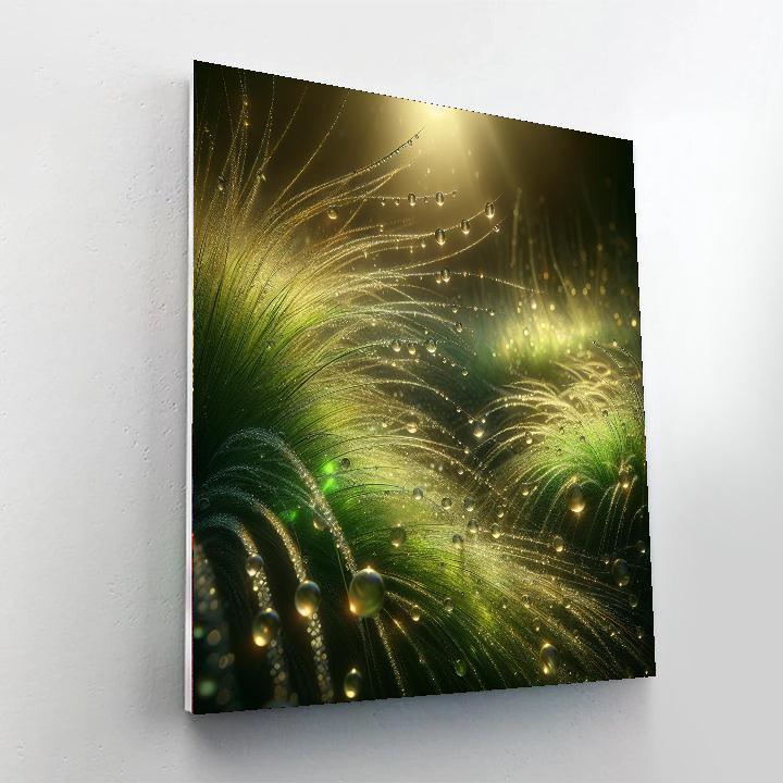 Dewy Morning Dewdrops Paint By Number