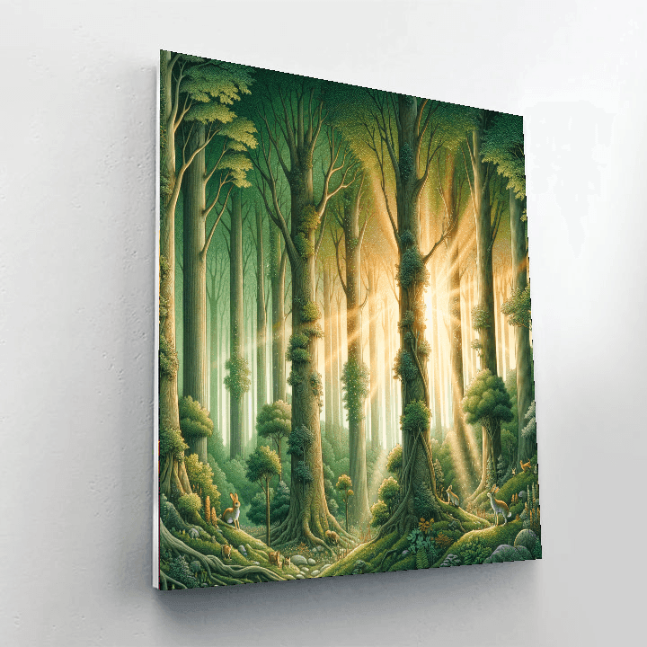 Mystical Woods Adventure Paint By Color