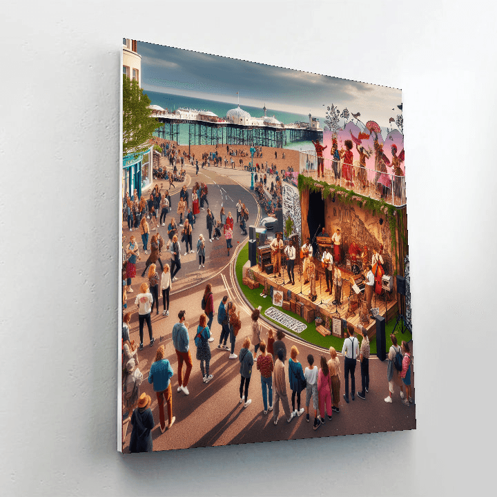 Brighton Fringe - Brighton, Uk Paint By Color