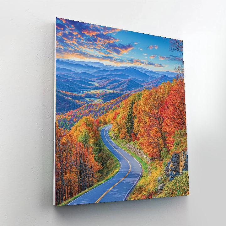 Blue Ridge Parkway - Usa Numbered Painting Kits