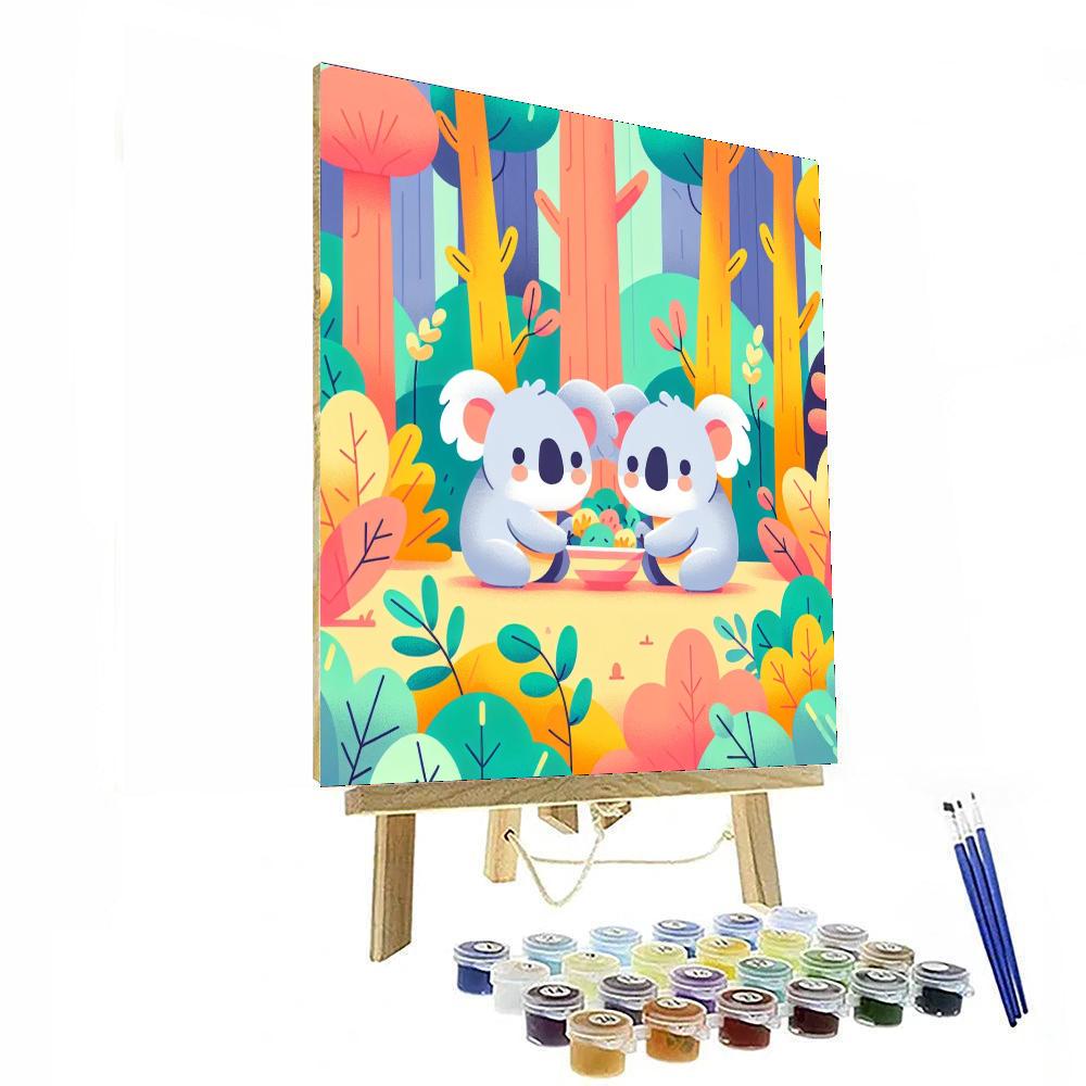 Kindness Koala Corner Painting By Numbers Kit