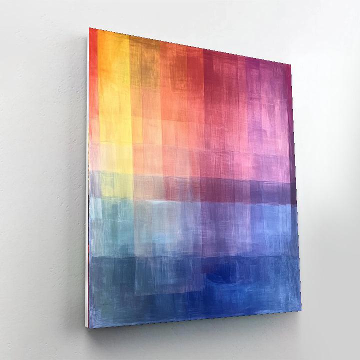 Mark Rothko Inspired Veil Of Hues  Numbered Painting Kits