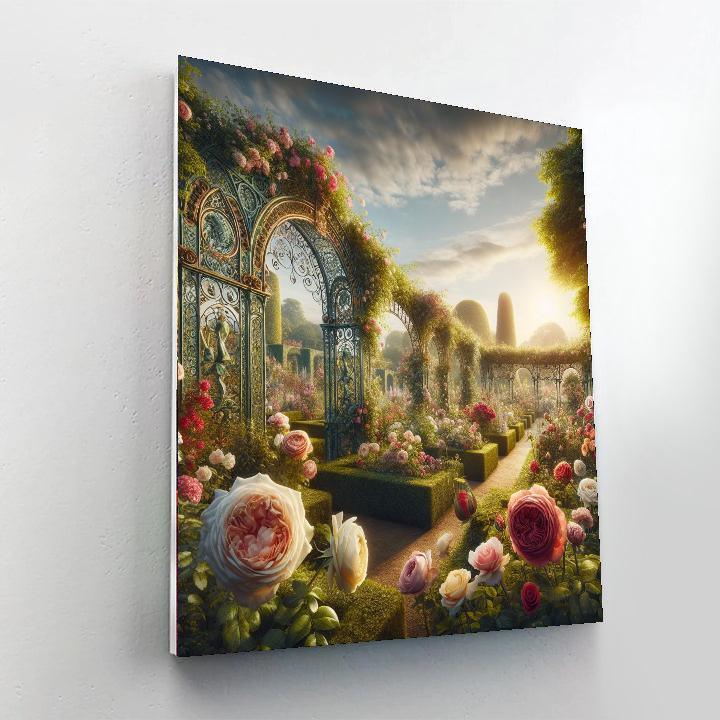 Victorian Enchantment Garden Paint By Numbers Art