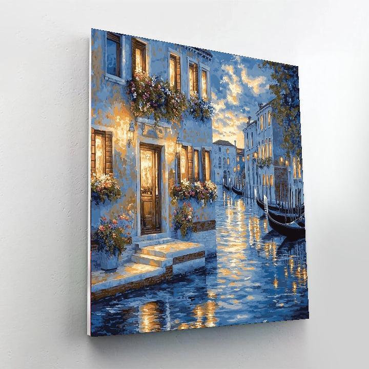 Johannes Vermeer Inspired Venetian Reflections  DIY Paint By Numbers