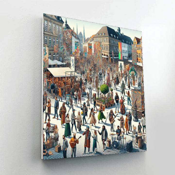 Aarhus Festival - Aarhus, Denmark Number Painting