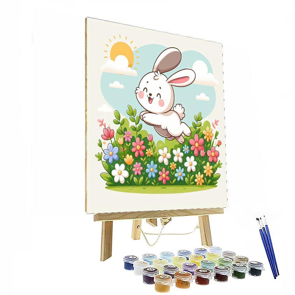 Charming Little Bunny Paint By Numbers Art