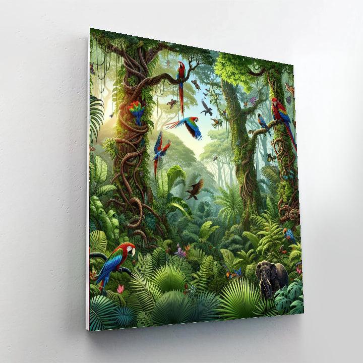 Jungle Exploration Adventure Paint By Color