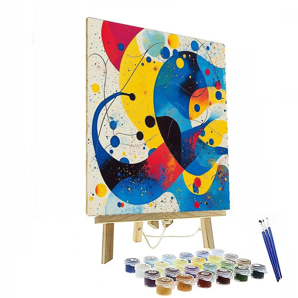 Joan Miró Inspired Dreamscape Of Imagination  Numbered Painting Kits