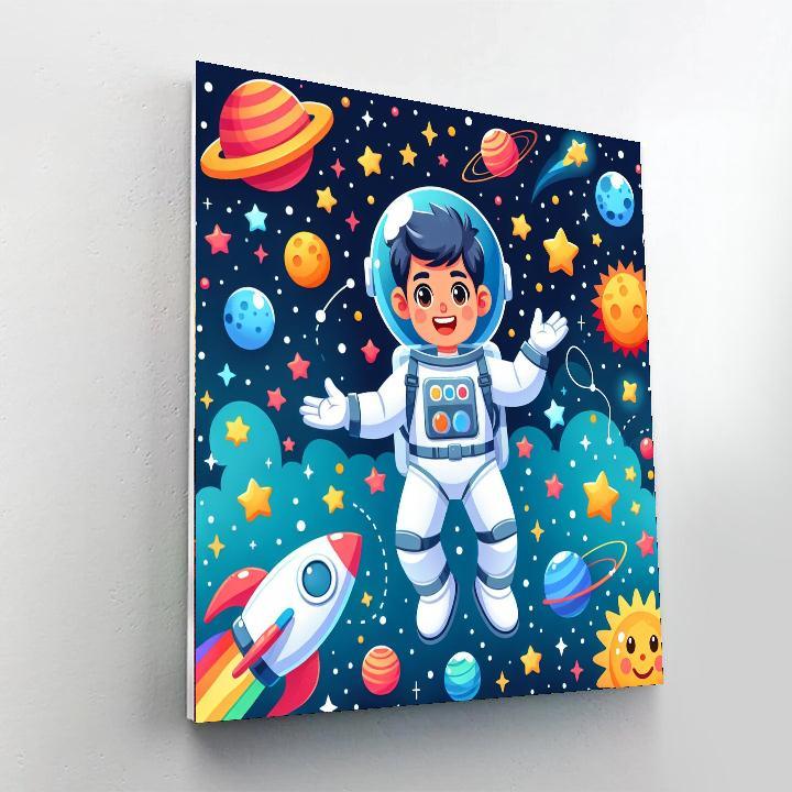 Cosmic Kids Paint By Numbers Art