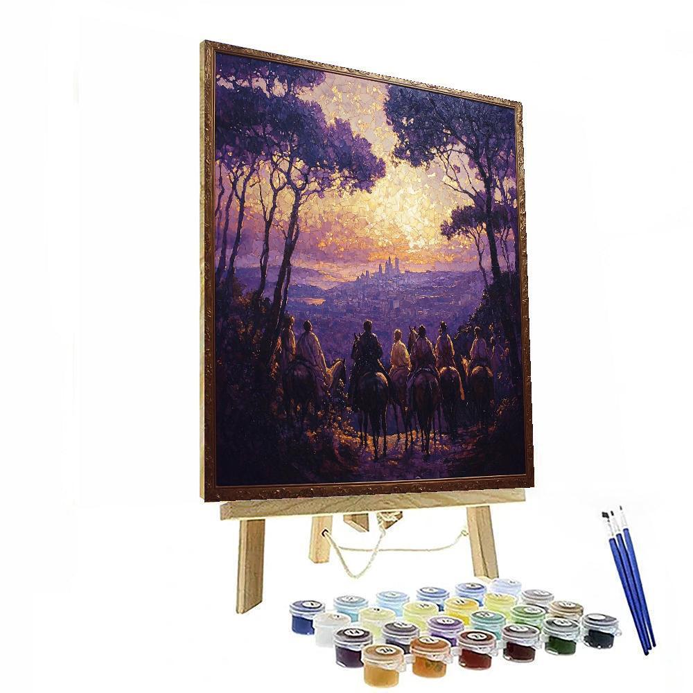 Caravaggio Inspired Aura Of Twilight  DIY Paint By Numbers