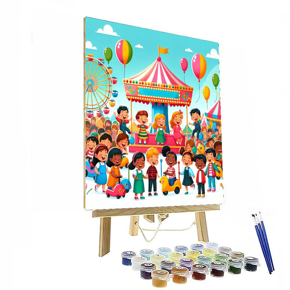 Sunny Carnival Celebration Paint By Number