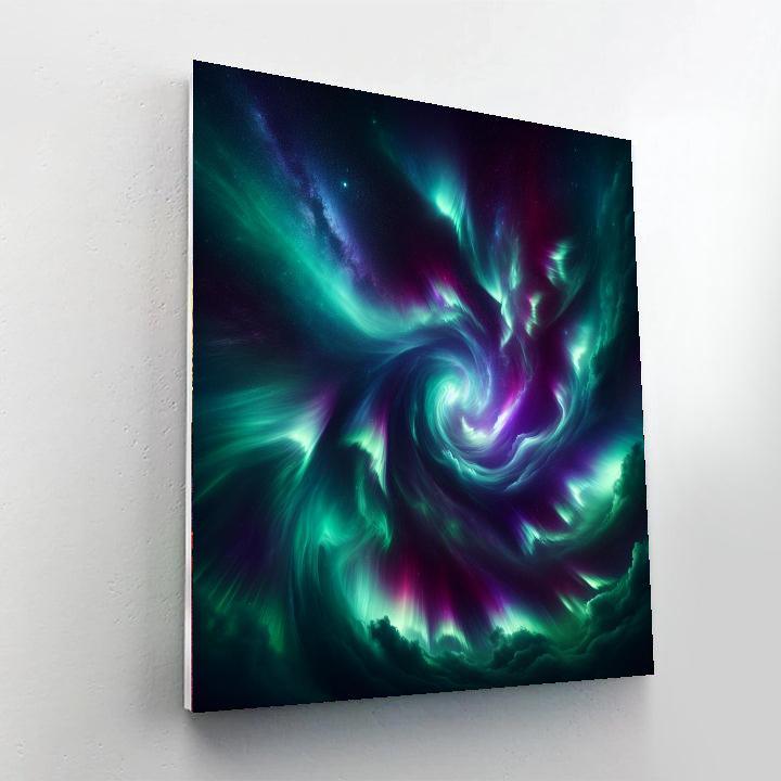 Nordic Aurora Bliss DIY Paint By Numbers