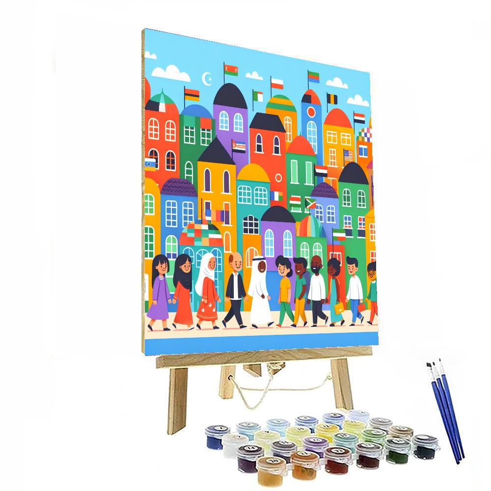 Funky Town Adventure Paint By Numbers Kits