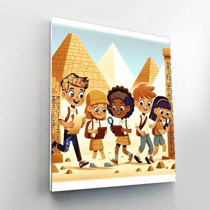 Ancient Egyptian Exploration Paint By Numbers