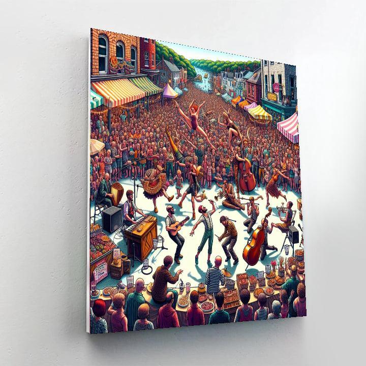 Buskers Festival - Canada Numbered Painting Kits