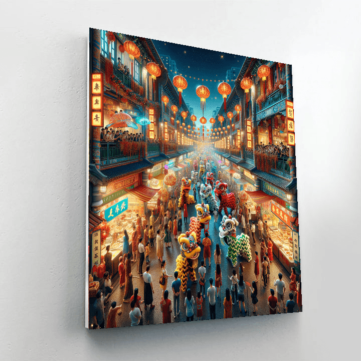 Chinese New Year - Singapore Painting Number Kit