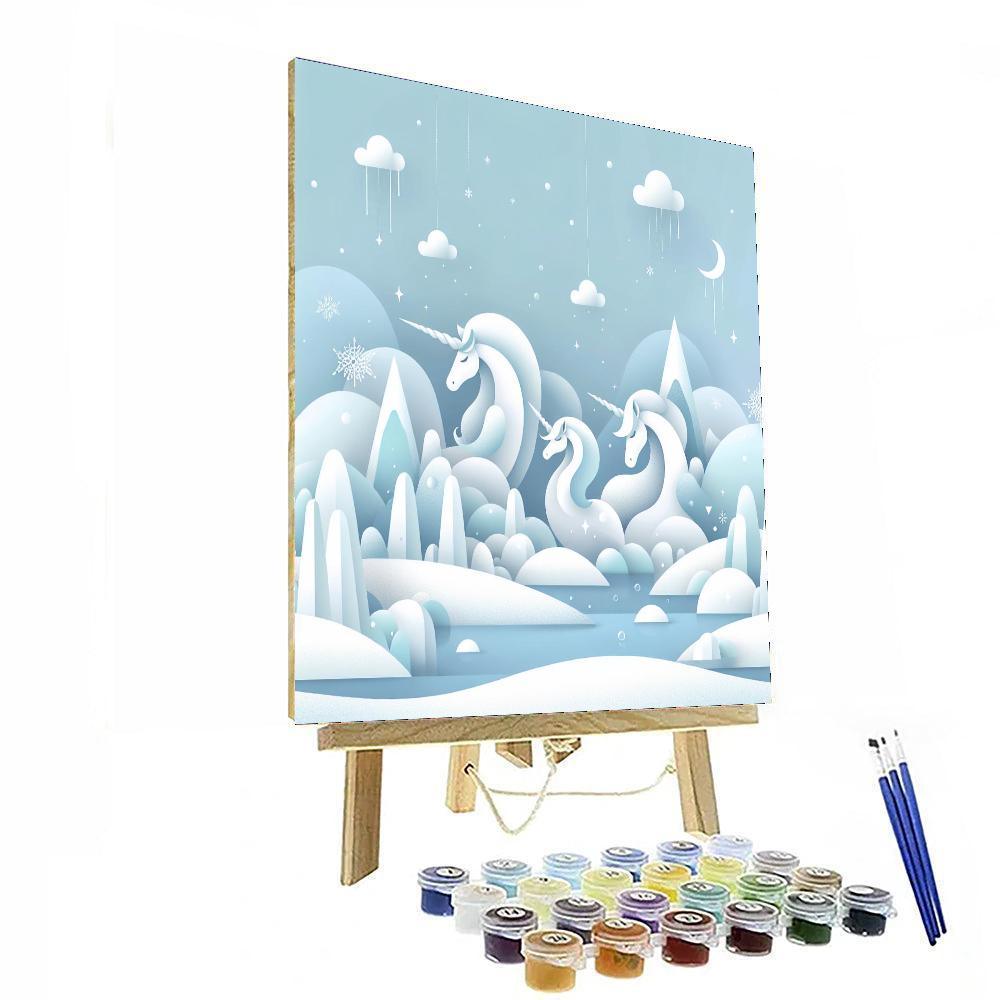Frozen Fantasy Realm Paint By Numbers Art