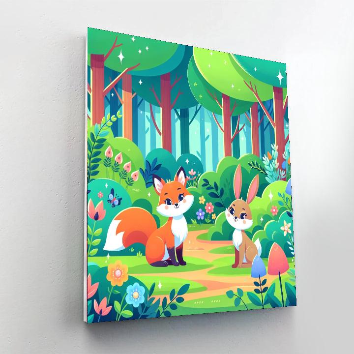 Forest Fables Number Painting